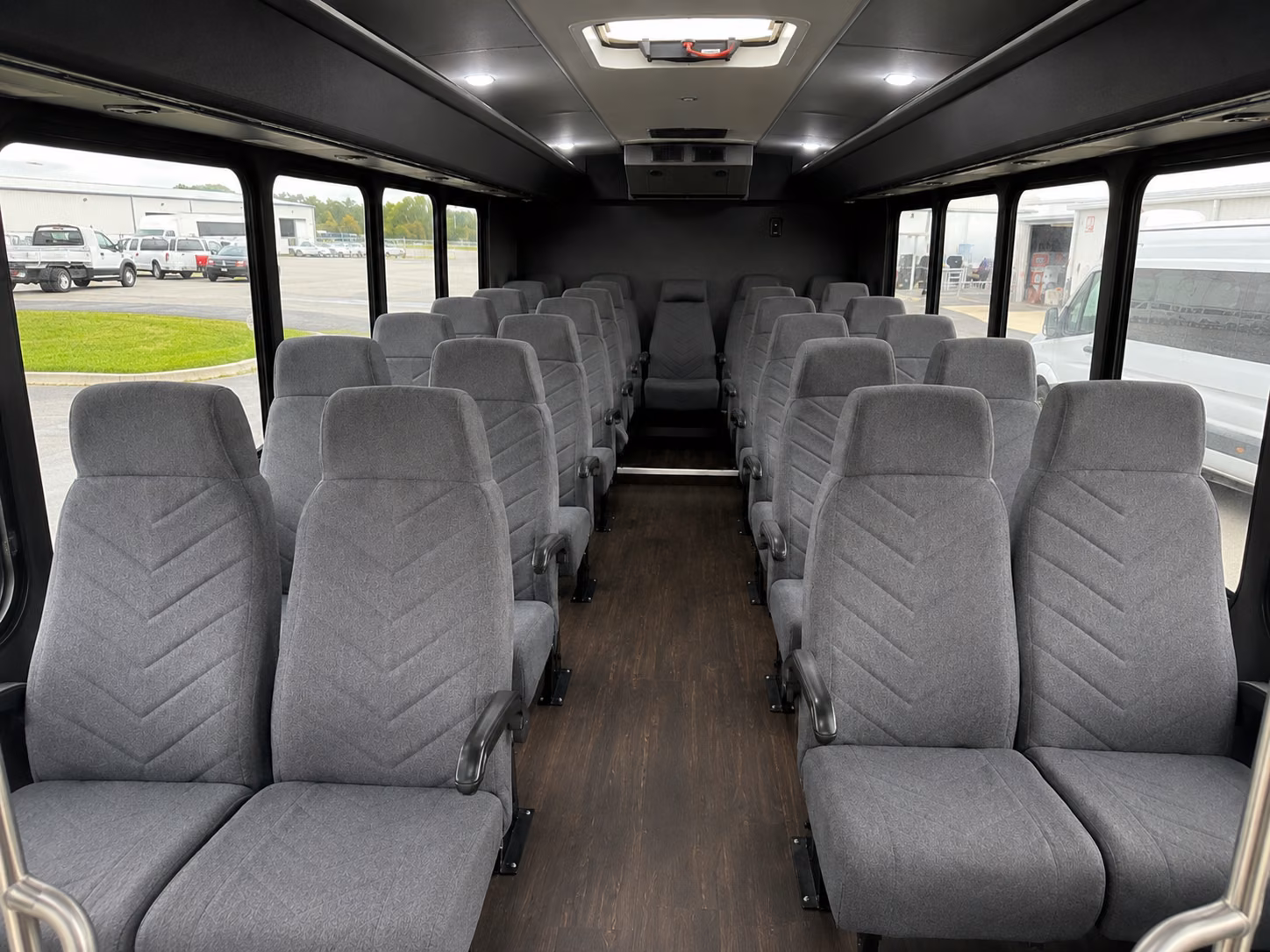 alpharetta 18 passenger minibus interior