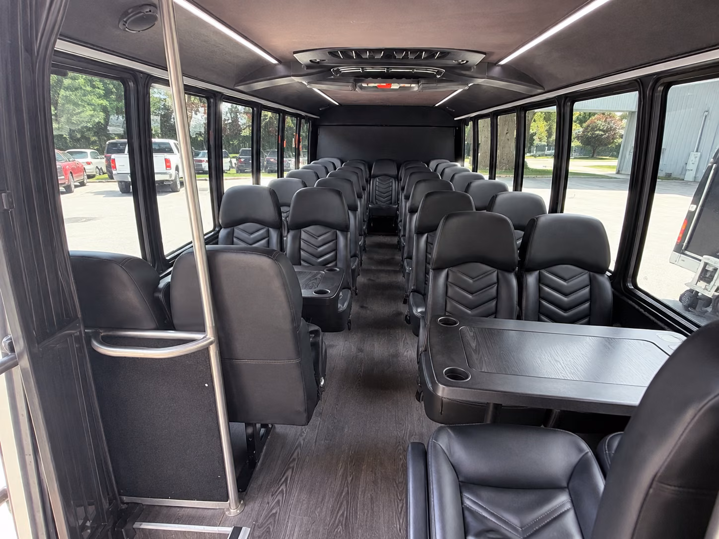 alpharetta 20 passenger minibus inside