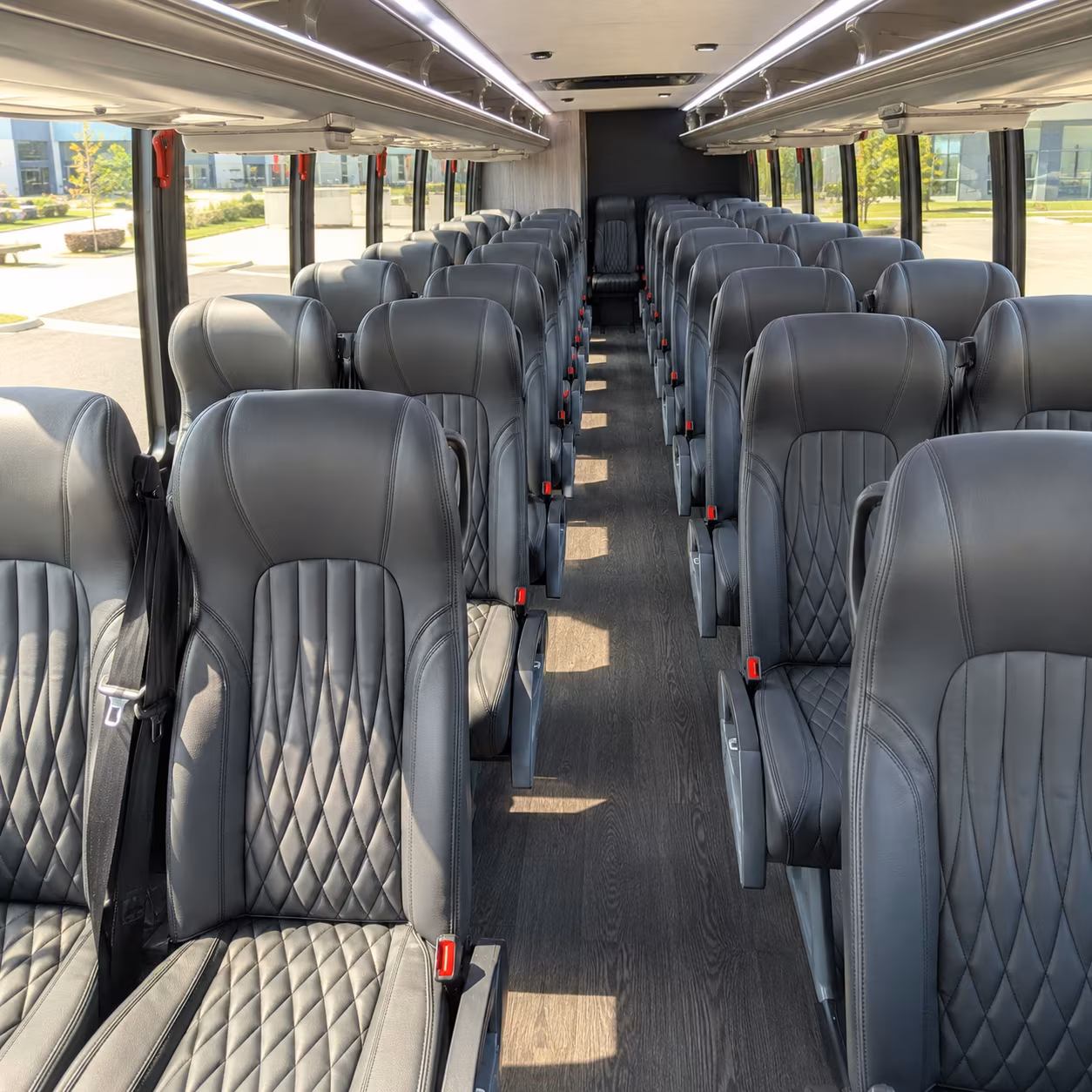 alpharetta 30 passenger minibus inside