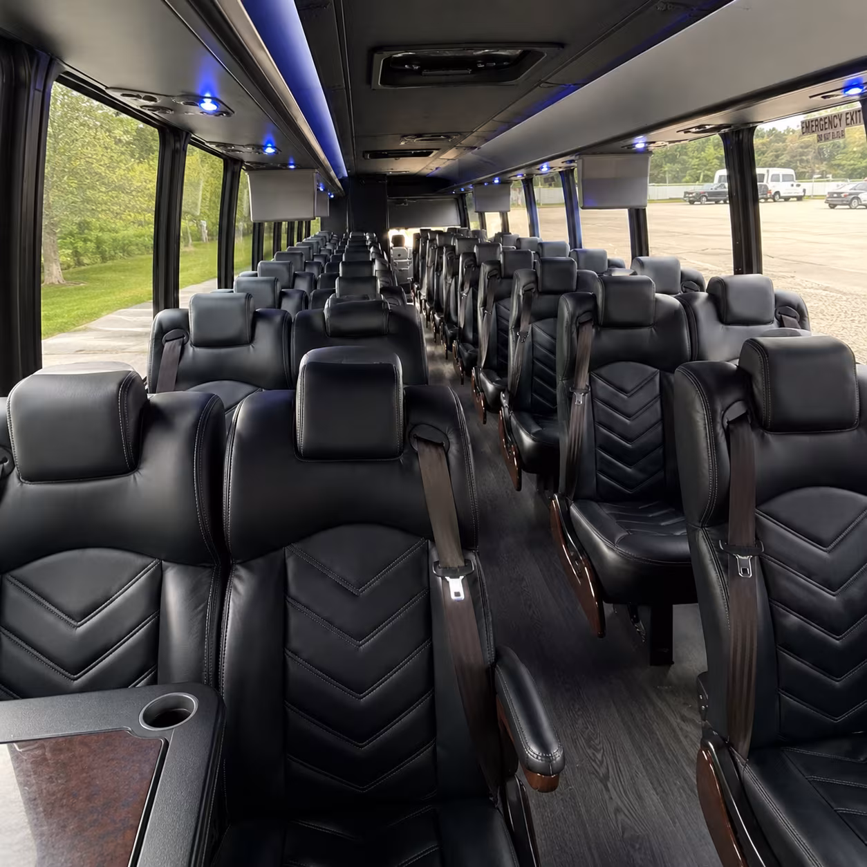 alpharetta 30 passenger minibus interior