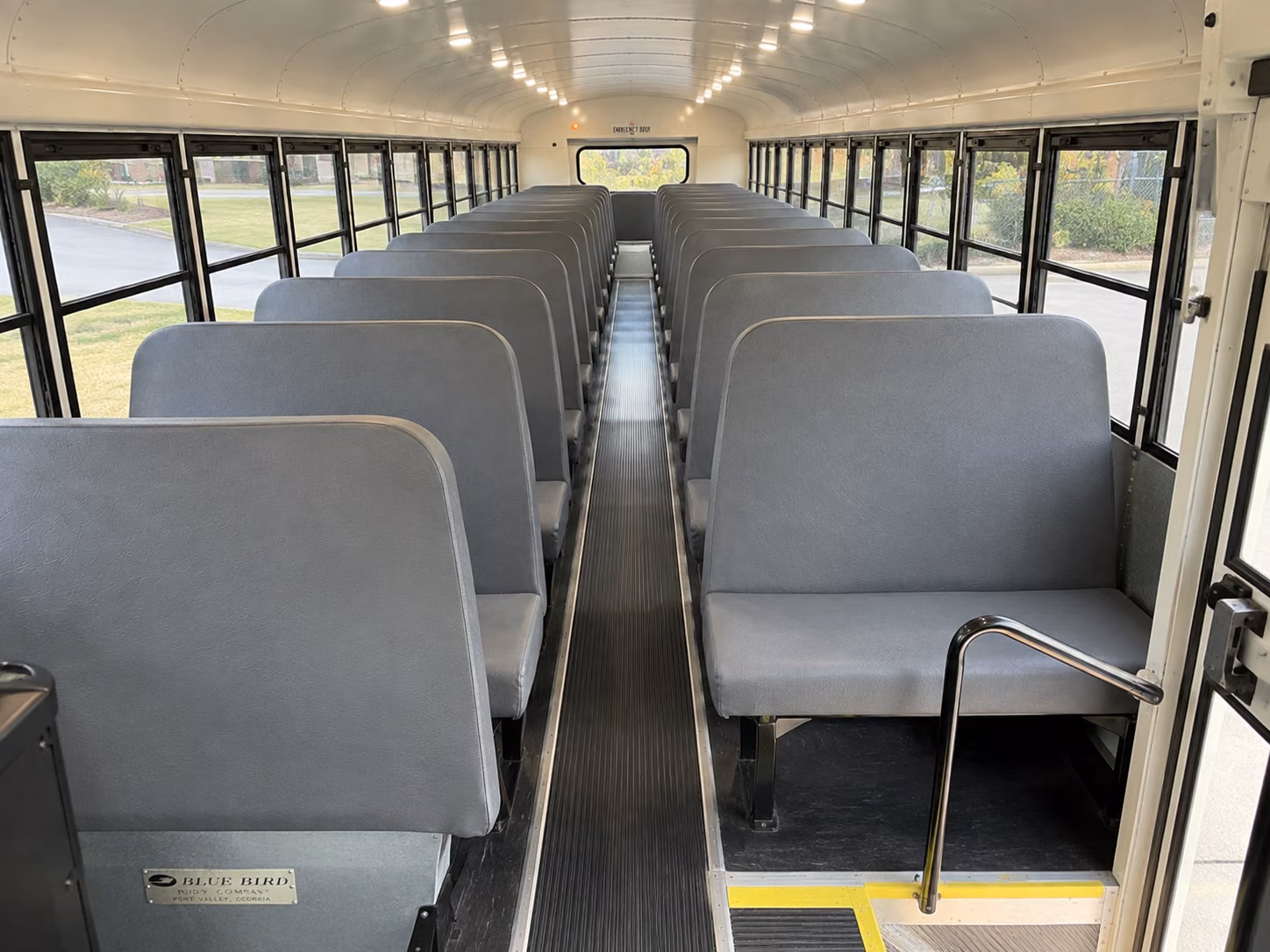 alpharetta school bus inside