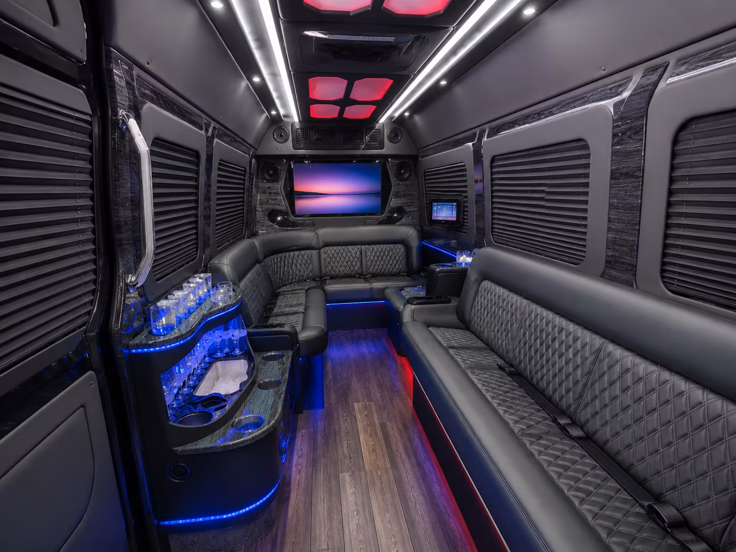 alpharetta sprinter limousine inside
