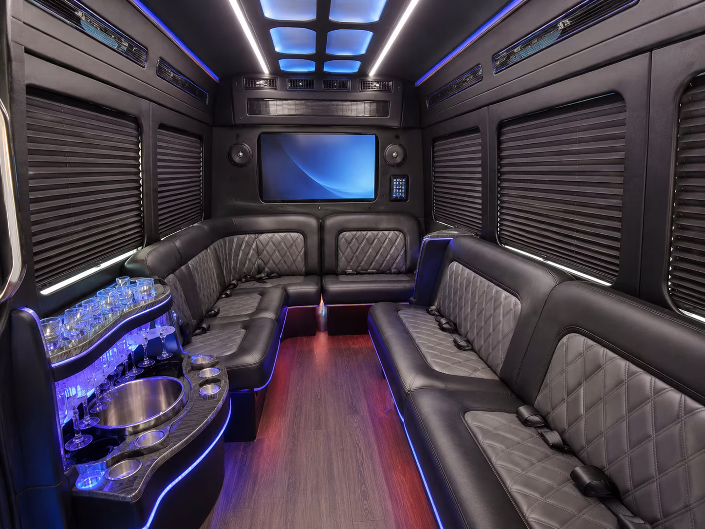 alpharetta sprinter limousine interior