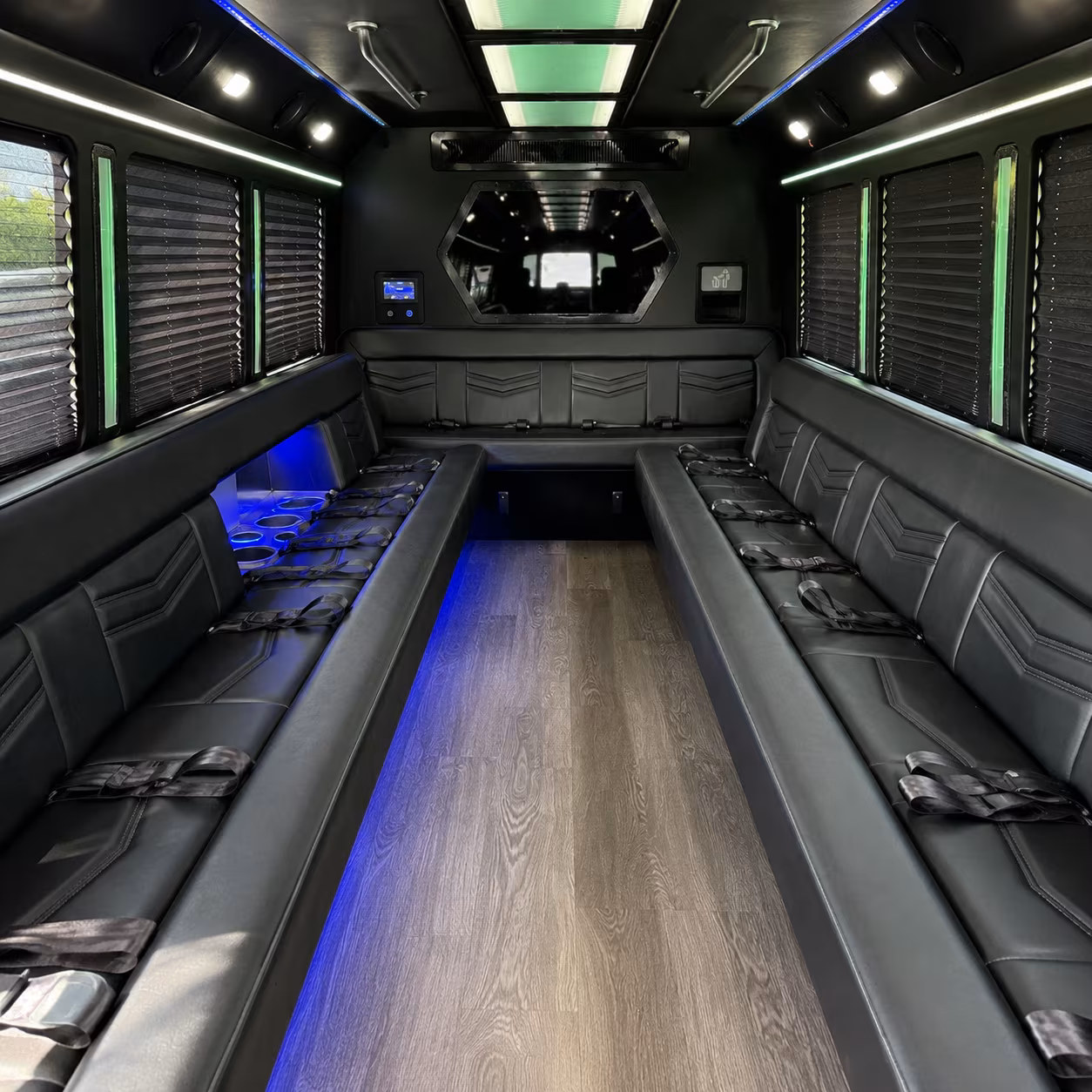 ameris bank amphitheatre alpharetta entertainment district party bus