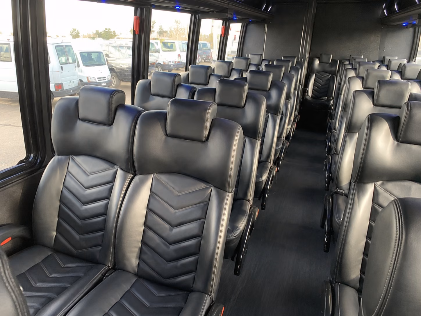 shuttle buses for alpharetta wedding guests between hotels and venues