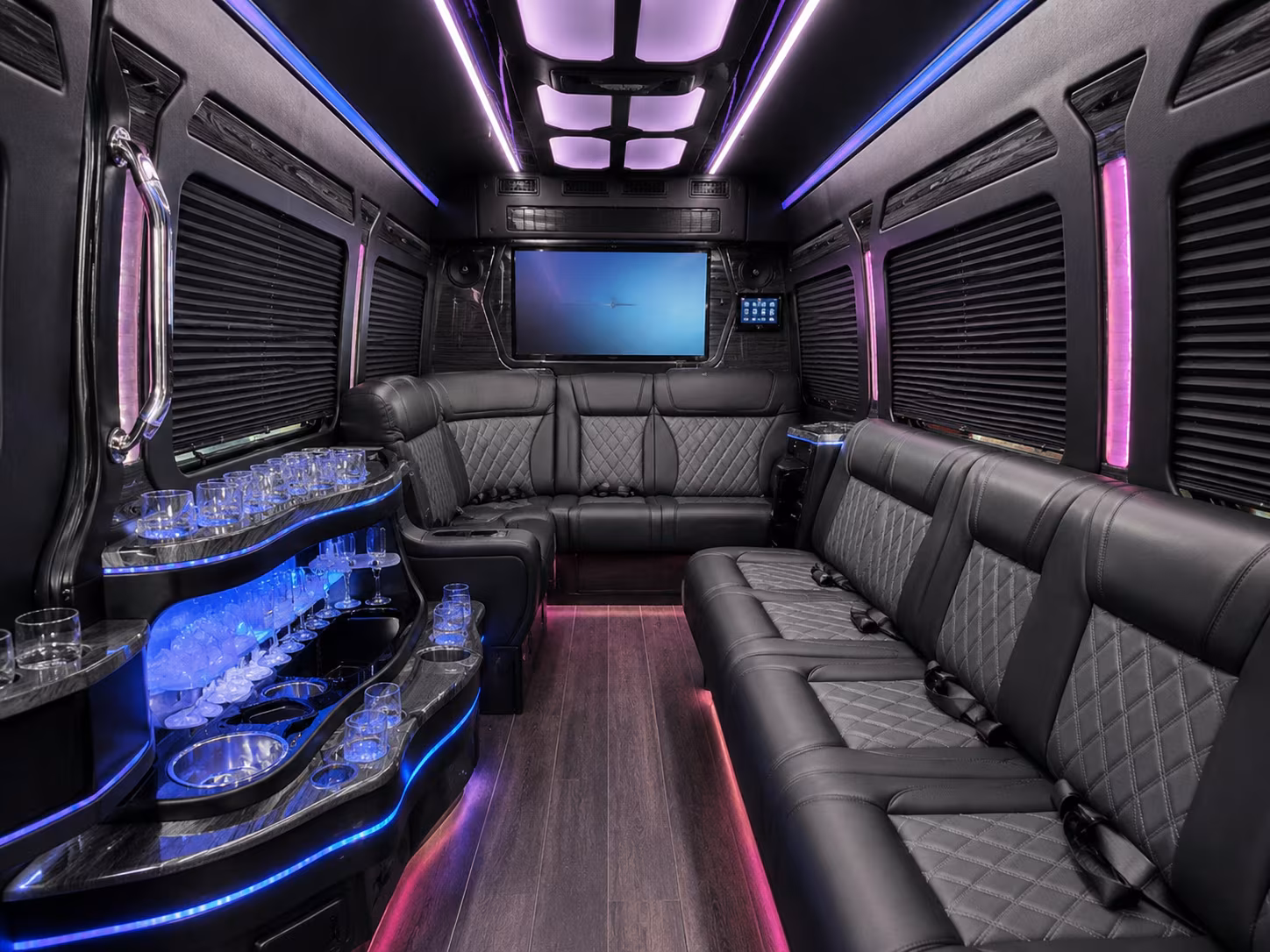 shuttle buses for corporate concert outings and group ticket holders in alpharetta